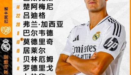 开云体育官网-【西甲】罗德里戈传射贝林破门，皇马3比3巴列卡诺